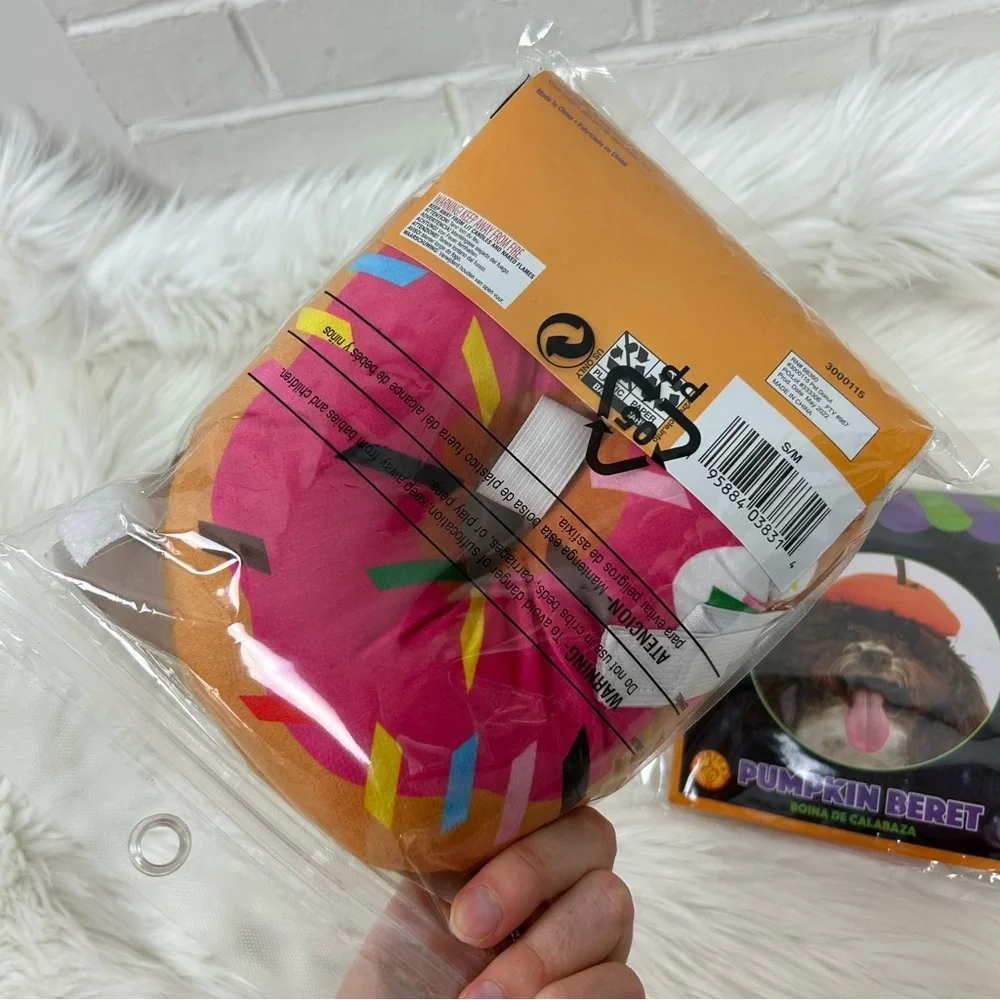 Rubies Pet Shop Boutique Dog Donut & Pumpkin Hat Halloween Accessories